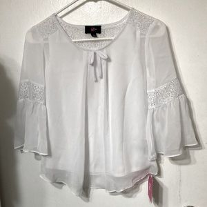 White girls blouse